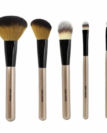SET PENNELLI DA TRUCCO CON POCHETTE - 5 pz.