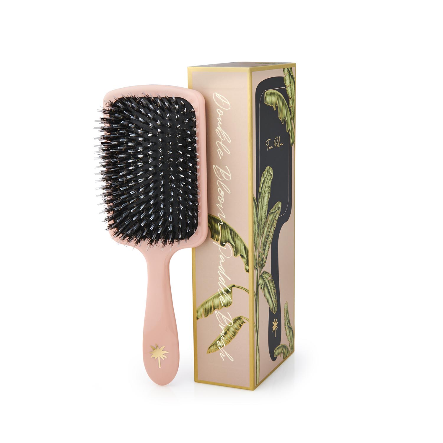DOUBLE BLOOM PADDLE ROSE W/GLITTER LARGE