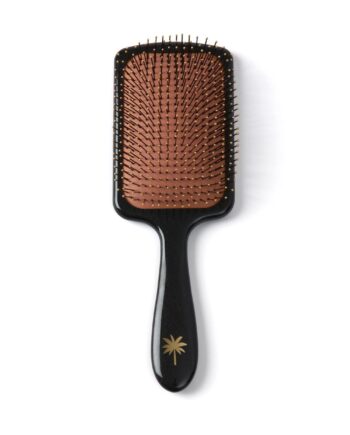 BIG STAR WET PADDLE BRUSH BLACK W/GLITTER LARGE