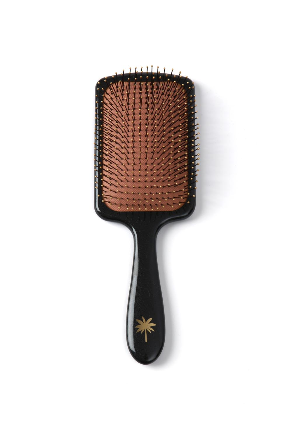 BIG STAR WET PADDLE BRUSH BLACK W/GLITTER LARGE