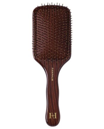 WET & CURLY HAIR BRUSH EBONY GLOSSY BROWN MEDIUM