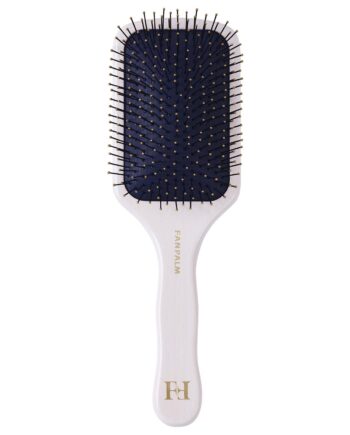 WET & CURLY HAIR BRUSH GLOSSY WHITE MEDIUM