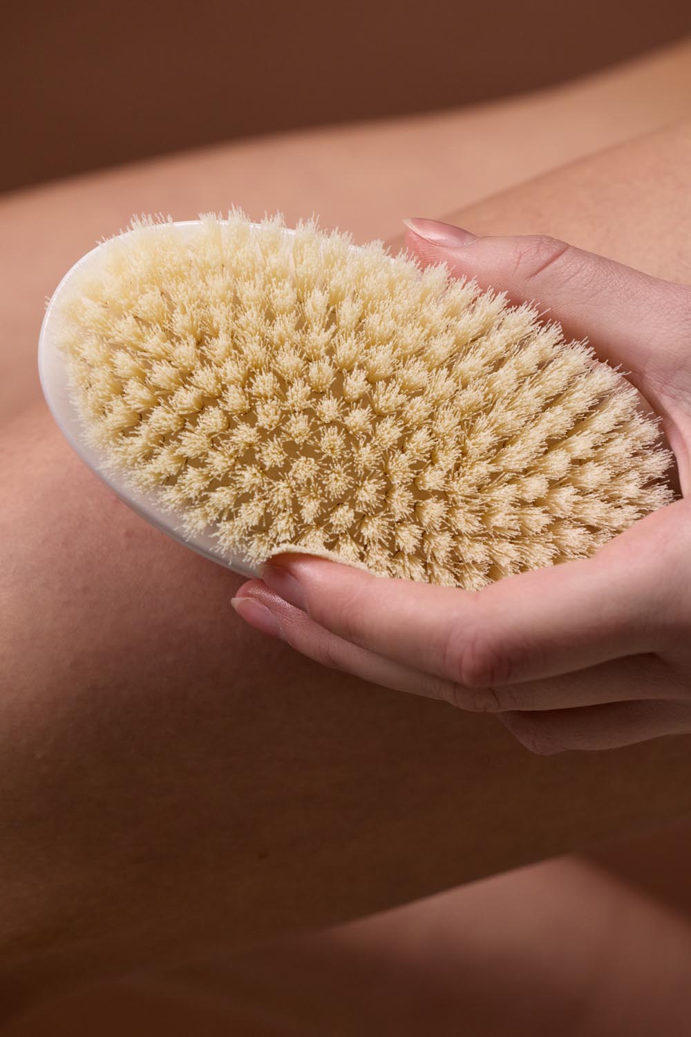 BODY DRY BRUSH GLOSSY WHITE NORMAL SKIN