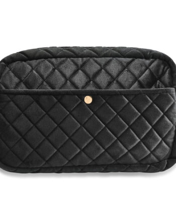 Art.FP20BVM Beauty case BLACK VELVET MEDIUM (22*15*6-9cm)