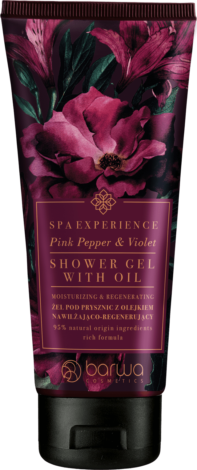 Art.BC56SE SPA EXPERIENCE PINK PEPPER & VIOLET σετ 3 τεμ.(Shower gel, Oil & Body balm)